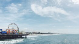 LA amusement park and water